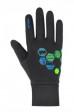 ETAPE - dětské rukavice PUZZLE WS, černá/zelená