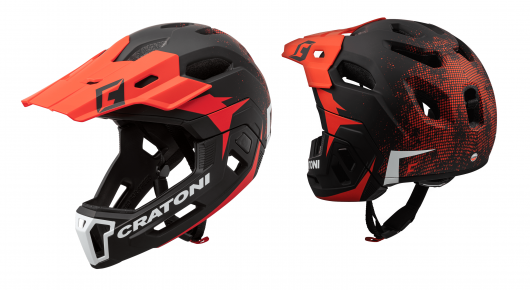 Přilba CRATONI 2.0 MX black-red matt