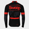 SWEEP CYKLISTICKÝ DRES ELITE CYKLO-D017 S DLOUHÝM RUKÁVEM ČERNO/ČERVENÝ