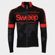 SWEEP CYKLISTICKÝ DRES ELITE CYKLO-D017 S DLOUHÝM RUKÁVEM ČERNO/ČERVENÝ