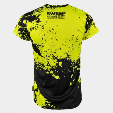 SWEEP TRIKO KRÁTKÝ RUKÁV SMTS162 ČERNO ŽLUTÉ FLUO