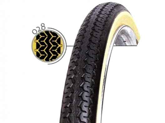 Plášť Vee Rubber VRB-028 700x35c drát ,barva černá/krémová