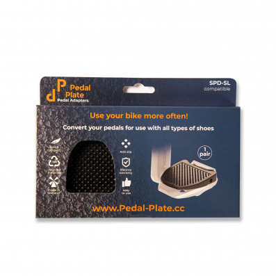 Adaptér PEDAL PLATE 2.0 pro SHIMANO SPD-SL, plast.