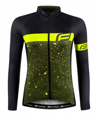 Dres FORCE SPRAY lady dlouhý rukáv, army-fluo