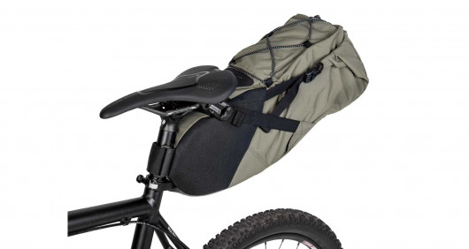 TOPEAK BIKEPACKING BACKLOADER, ROLOVACÍ BRAŠNA NA SEDLOVKU 15L ZELENÁ