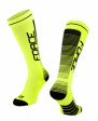Ponožky FORCE COMPRESS, fluo-černé L-XL/42-47