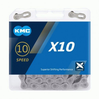 ŘETĚZ KMC X-10 šedý box