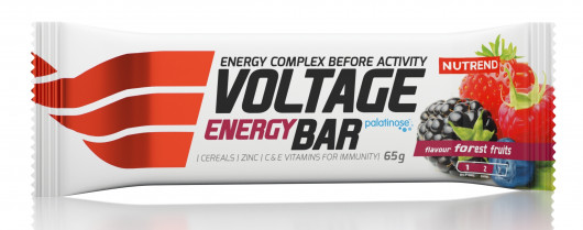 Tyčinka VOLTAGE ENERGY BAR 65g lesní plody