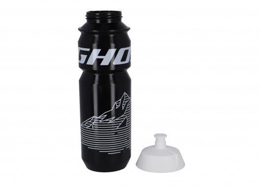 Láhev GHOST 0,75L - Transparent Black / White