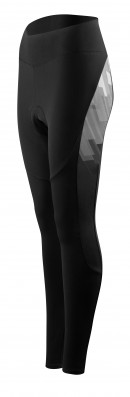 Kalhoty FORCE RIDGE LADY do pasu s vložkou, černo-šedé