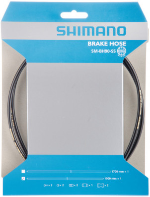 Brzdová hadička SHIMANO SMBH90 černá 1000mm