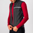 CASTELLI - pánská vesta Squadra Stretch, light black/dark gray