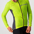 CASTELLI - pánská větrovka Squadra Stretch, yellow fluo/dark gray