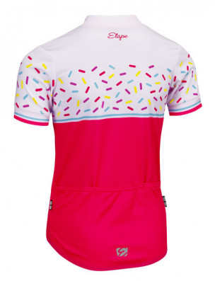 ETAPE - dětský dres RIO, růžová/bílá
