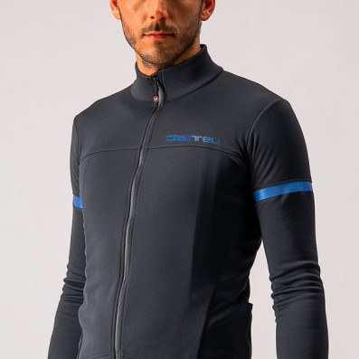 CASTELLI - pánský dres Fondo 2, light black/blue reflex