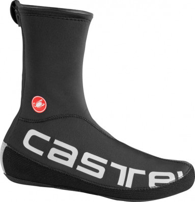 CASTELLI - návleky na tretry Diluvio UL, black/silver reflex