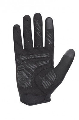 ETAPE - rukavice SPRING+, černá/žlutá fluo