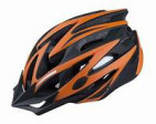 Cyklistická přilba PRO-T Plus Tarifa In mold, černo-oranžová matná