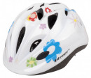 Cyklistická přilba PRO-T Plus Toledo In mold dětská, bílá, mořské květy