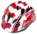 Cyklistická přilba PRO-T Plus Toledo In mold dětská, červeno-bílo-černá NRG
