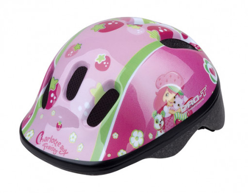 Cyklistická přilba PRO-T Fafe dětská XS (44-48cm), růžová, jahůdka