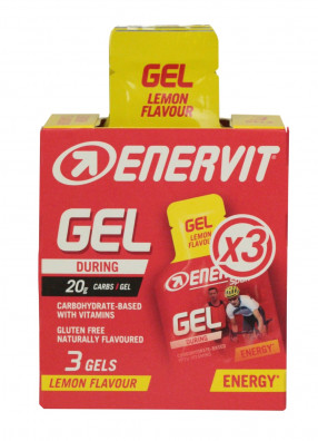 ENERVIT SPORT GEL box 3x 25ml citron