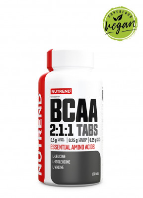 NUTREND BCAA 2:1:1 Tabs, obsahuje 150 tablet