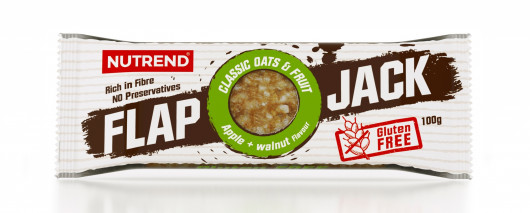 NUTREND tyčinka FLAPJACK 100g jablko+vlašský ořech