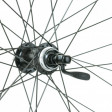 Výplet 622/28" přední, ráfek Rocky Disc černý, náboj Shimano TX505 centerloc, 32