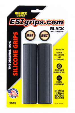 Gripy ESIgrips Ribbed Chunky, 60g, černá