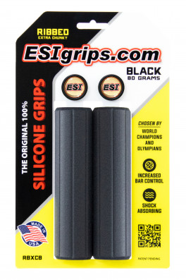 Gripy ESIgrips Ribbed Extra Chunky, 80g, černá