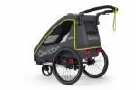 Vozík Qeridoo Qupa1 - Grey / Lime