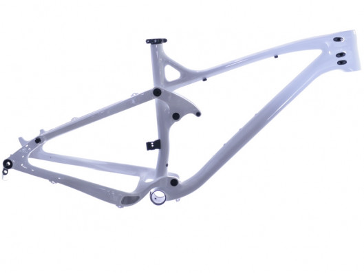 Celoodpružený karbonový rám MTB 27,5" Spyder Enduro ,barva bílá,velikost 18"