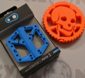 Pedály CRANKBROTHERS Stamp 1 Large Blue