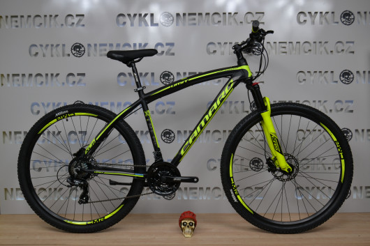 MTB 29" kolo Camaro Alu 6061 Shimano Altus/Tourney 3x7 Disc Hydraulic ,černo- fluo žluté mat