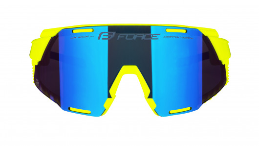 Brýle FORCE GRIP fluo, modrá revo skla