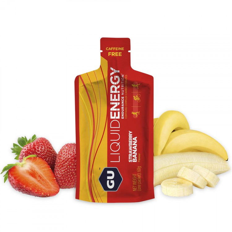 GU Liquid Energy Gel Strawberry Banana 1 SÁČEK CykloNěmčík.cz
