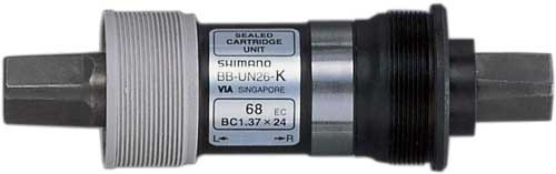 Osa středová SHIMANO Alivio BB-UN26 4hran 113mm