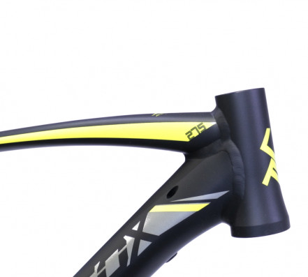 Rám MTB 27,5" , velikost 20" Alu 6061 Double Butted , barva černá matná + šedo-žlutý polep