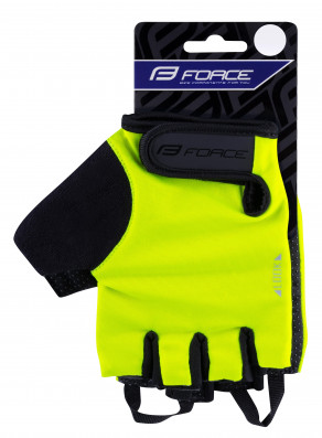 Rukavice FORCE LOOK, fluo