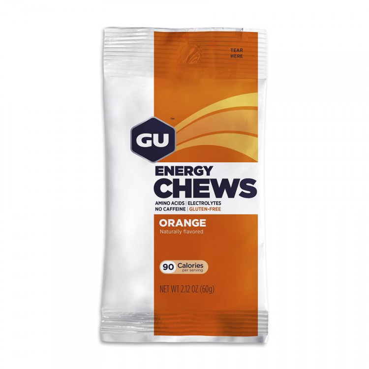 GU Energy Chews 60g Orange CykloNěmčík.cz