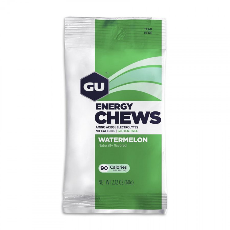 GU Energy Chews 60g Watermelon CykloNěmčík.cz