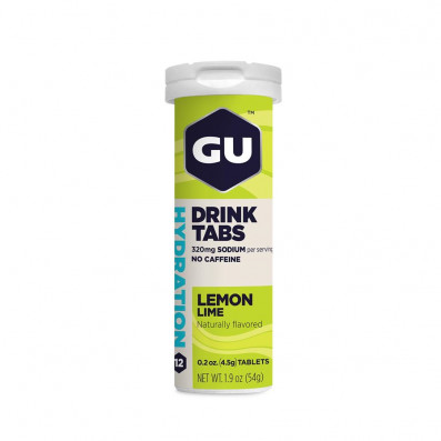 GU Hydration Drink Tabs 54 g Lemon/Lime 1 tuba