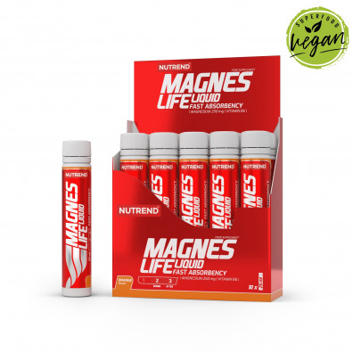 MAGNESLIFE Liquid 10x 25ml box, pomeranč