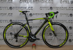 Silniční kolo Mosso Shimano Claris 2x8 Alu 6061 ,černo-zelená mat,velikost 52cm