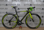 Silniční kolo Mosso Shimano Ultegra 2x11 Alu 6061 ,černo-zelená mat,velikost 52cm