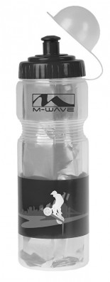 LAHEV M-WAVE 0,4 l termo MIGHTY transparent/černá