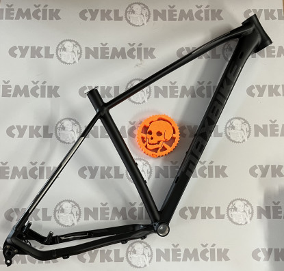 Rám Maxbike M709 2022 19" černý mat + šedá Boost + osa