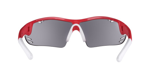 Brýle FORCE RACE PRO červeno-bílé, černé laser sklo