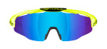 Brýle FORCE EVEREST, fluo, modré zrcadlové sklo